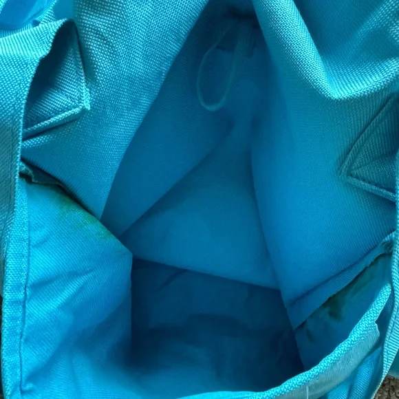 Vintage Unisex Men’s Women’s Blue Gym Sport Duffle Zip Up Bag Adjustable Strap - Picture 5 of 8